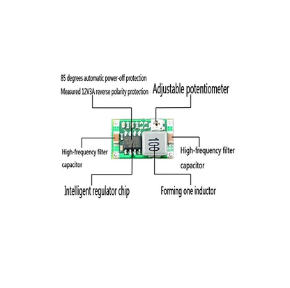 Mini 360 Step-Down Buck Converter Power Module (1-17v o/p)