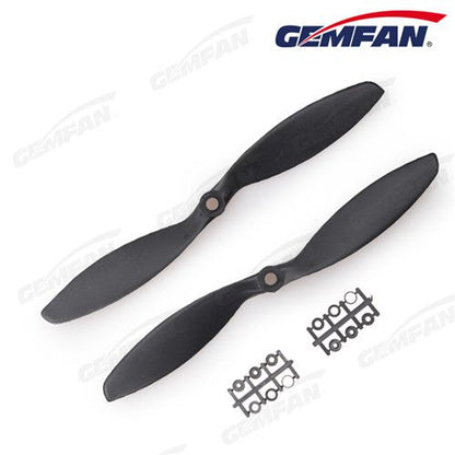 GEMFAN 1447 (10X4.5) CF Nylon Propeller, Black (1 Pair-CW+CCW )