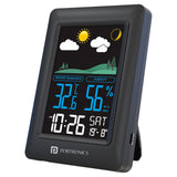 Portronics Meteo Temperature & Humidity Monitor with Alarm Clock | POR-3422