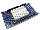 Prototype Shield V3.0 For Arduino Mega with breadboard