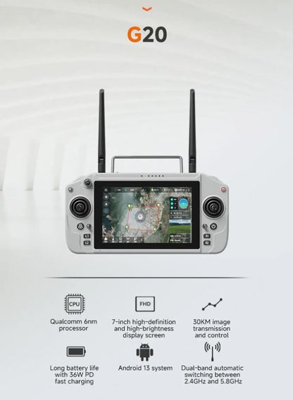 Skydroid G20 2.4ghz to 5.8ghz Remote Controller With GR01 Receiver For 30km Long Distance