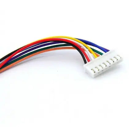 8 Pin JST-XH 2515 Female Connector with wire 25cm - 2.54mm Pitch (1 Pc)