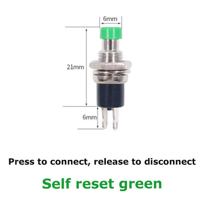 PBS 110 Yellow Panel Mount Momentary Reset Push Button Switch (1 Pc)