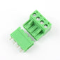 4 Pin Straight Male Female Plug-in Screw Terminal Block Connector PBT (1 Pair)