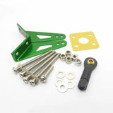 Four-point Servo Arm Horns Rocker Arm Aluminum Alloy Rudder Angle M3 Ball Head Buckle RC Plane Model