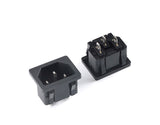 CP-22S Male Female Connector Power Supply IEC Adapter AC 250v 10a Panel Mount