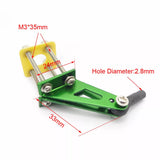 Four-point Servo Arm Horns Rocker Arm Aluminum Alloy Rudder Angle M3 Ball Head Buckle RC Plane Model