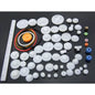 60 Pcs Plastic Diy Robot Gear Kit Motor Robot Gear Diy Gear Assortment