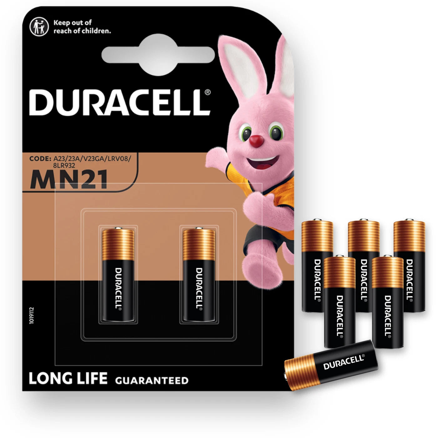 Duracell MN21 ( A23 ) 12V Alkaline Battery (Pack Of 2)