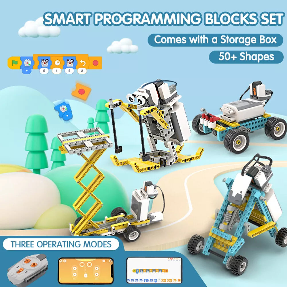 CB10 702pcs 50 in 1 Science and Education Set Building Blocks Robot DIY with App Control