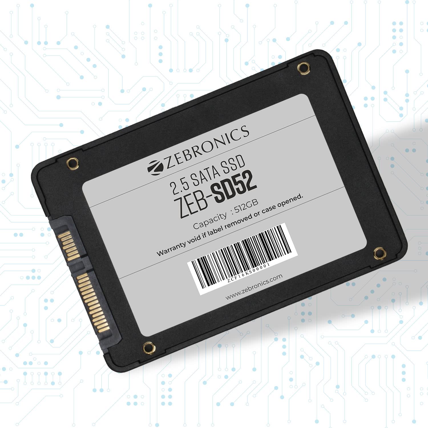 ZEBRONICS Zeb-SD52 512GB SSD, Solid State Drive, TLC, SATA II & SATA III Interface