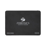 ZEBRONICS Zeb-SD52 512GB SSD, Solid State Drive, TLC, SATA II & SATA III Interface
