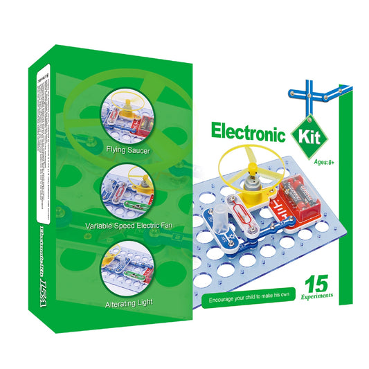 15 in 1 Educational Electronics Experiment Kit Snap Circuits (DBOLO)