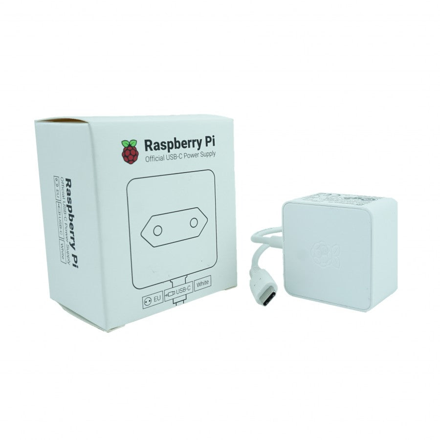 Official USB C 15.3W Power Supply For Raspberry Pi - White