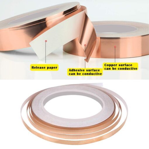 Conductive Copper Foil Tape Roll 10mm X 10mtr