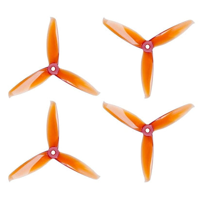 GEMFAN Flash 5152S-3 Tri Blade PC Polycarbonate Propeller, Whiskey (2 Pair- 2 CW+ 2 CCW)