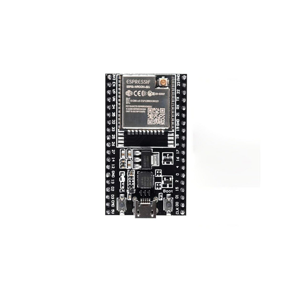 ESP32U NodeMCU WIFI + BLE IOT DEVELOPMENT BOARD CP2102 (External Anetenna Port)