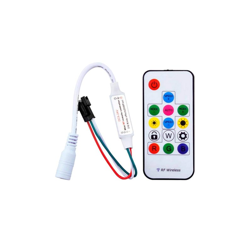 Pixel LED RF Wireless Remote Controller 2048 Pixel  Colour Controller Ws2812b, Ws2811