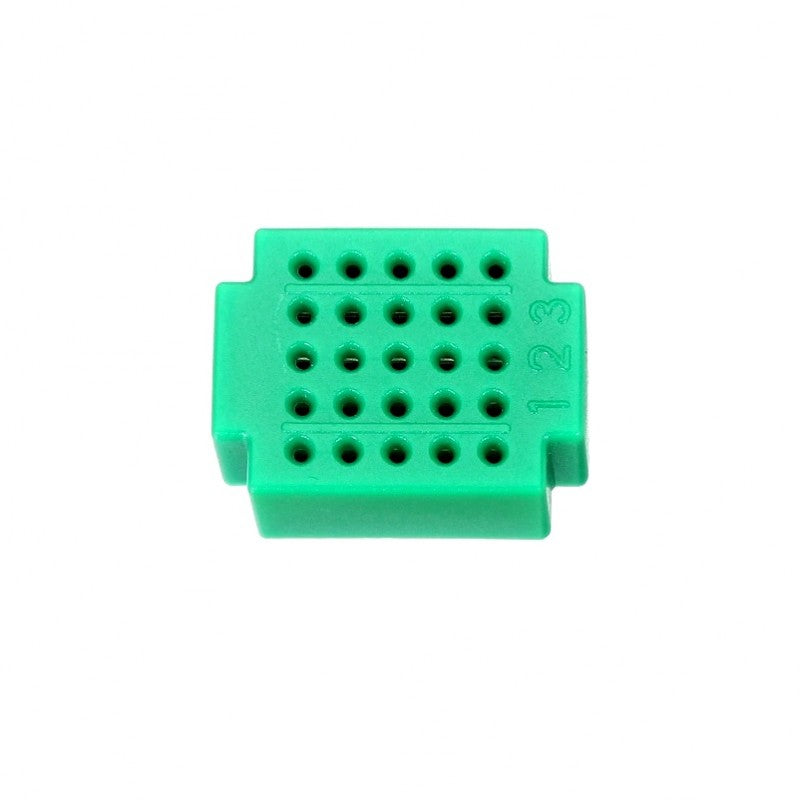 25 Points Ultra Mini Breadboard Green XF-25