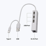 ZEBRONICS ZEB-TA200UR - 4 in 1 USB / Type C Multiport Hub