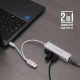 ZEBRONICS ZEB-TA200UR - 4 in 1 USB / Type C Multiport Hub