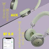 ZEBRONICS Zeb Duke 2 GREEN Wireless Headphone With Mic 32*H Playback, Call Function. Bluetooth Headset