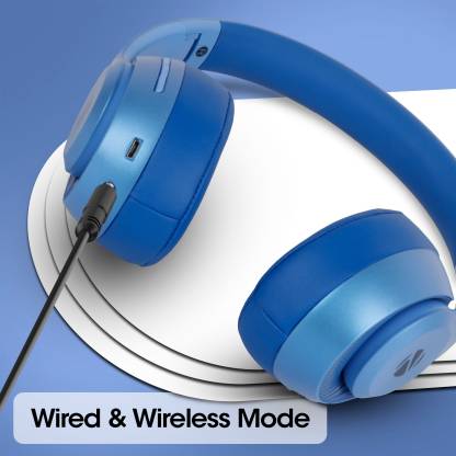 ZEBRONICS Zeb Dynamic BLUE with Bluetooth Supporting Headphone, Aux Input, Call Function and Media/Volume Control