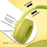 ZEBRONICS Zeb Dynamic YELLOW with Bluetooth Supporting Headphone, Aux Input, Call Function and Media/Volume Control