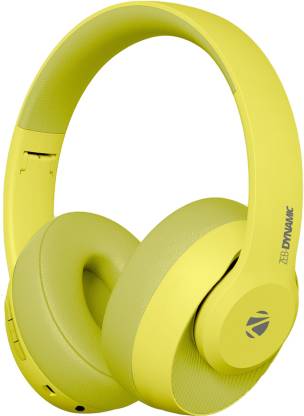 ZEBRONICS Zeb Dynamic YELLOW with Bluetooth Supporting Headphone, Aux Input, Call Function and Media/Volume Control