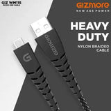 Gizmore Micro USB Cable Nylon Braided 2.4A