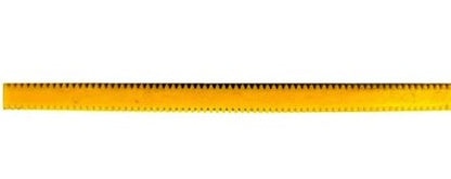 (THIN) 72 Teeth Plastic Gear Rack Linear Racks For Rack And Pinion Mechanism (Yellow)
