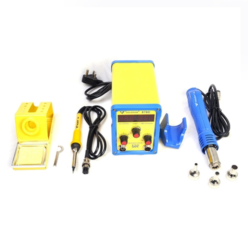 SOLDRON 878D 2-IN-1 HOT AIR AND SOLDERING STATION