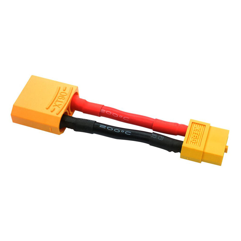 XT90 FEMALE TO XT60 MALE CONNECTOR WITH 15CM SILICON WIRE