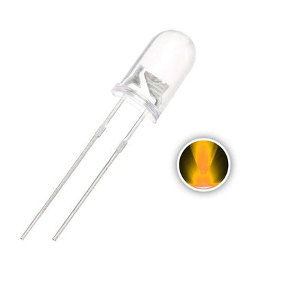 5mm Yellow Clear LED