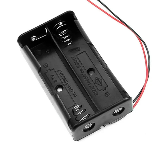 2 x 18650 3.7v Battery Holder Without Cover