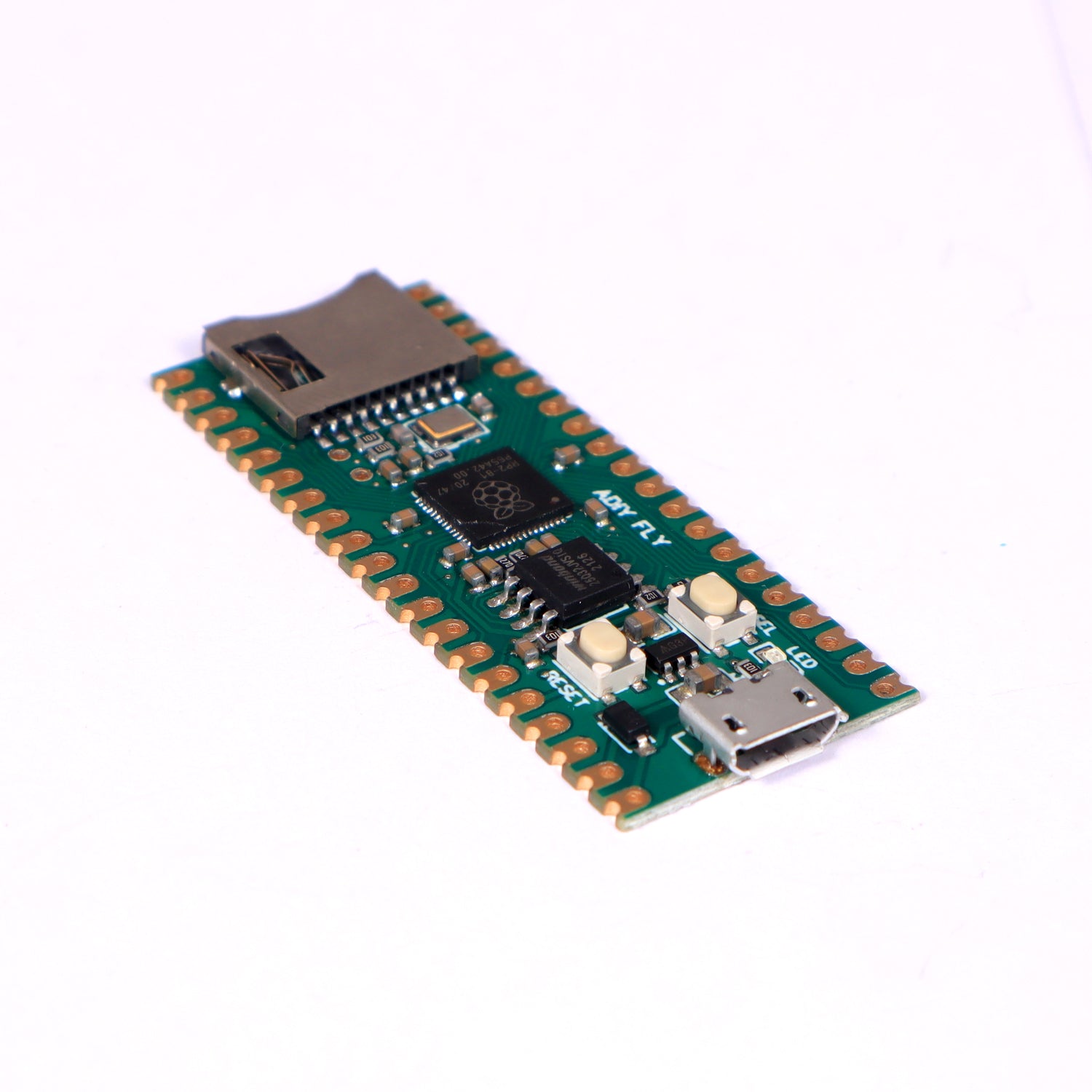 Raspberry Pi PICO with MicroSD Card Holder