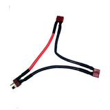 T PLUG MALE TO FEMALE SERIES Y Splitter (1 T PLUG MALE TO 2 T PLUG FEMALE ) |Battery Connector Cable Silicon Wire