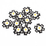1W 3.0-3.6V 350mA 90LM Warm White LED Bead Emitter Heatsink