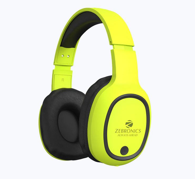 Zeb-Thunder Neon-yellow Bluetooth Headset