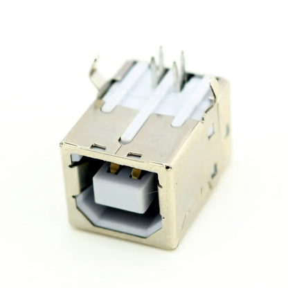 USB 2.0 Type B Female Jack 4 Pin 90 Degree PCB DIP Socket Connector