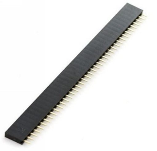 40x1 Berg Strip Female Header Pin 2.54mm Single Row (Pack of 1)