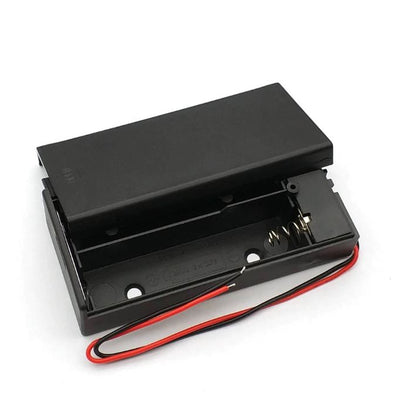 2 x 18650 3.7v battery holder with cover and On/Off Switch