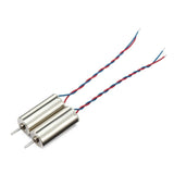 7x20mm 3.7V Micro Coreless Motor with Propeller High-Speed for Mini Drones (Pack of 2 - CW and CCW)