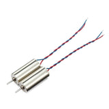 8x20mm 3.7V Micro Coreless Motor with Propeller High-Speed for Mini Drones (Pack of 2 - CW and CCW)