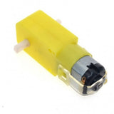 100 RPM DC BO GEAR MOTOR DUAL SHAFT ( Yellow )
