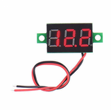 Voltmeter Red 0.28 inch 4.5-30V Two Wire DC