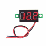 Voltmeter Red 0.28inch 4.5-30V Two Wire DC