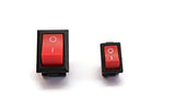 2A 2 Pin SPST ON OFF Mini Rocker Switch Panel Mount 2A 250V