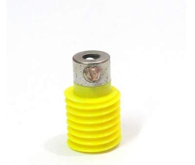 (THIN) 8 Teeth Worm Small Gear 6mm Shaft (Yellow)