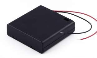 4 x AA 1.5v battery holder with cover and On/Off Switch